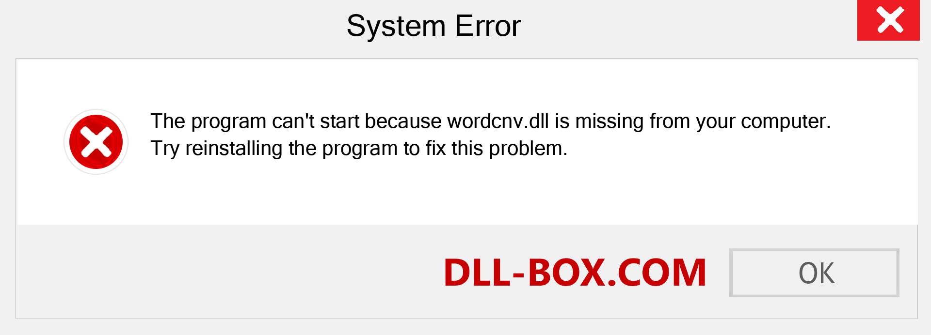  wordcnv.dll file is missing?. Download for Windows 7, 8, 10 - Fix  wordcnv dll Missing Error on Windows, photos, images